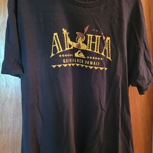 XXL Quiksilver Black Tee Hawaii